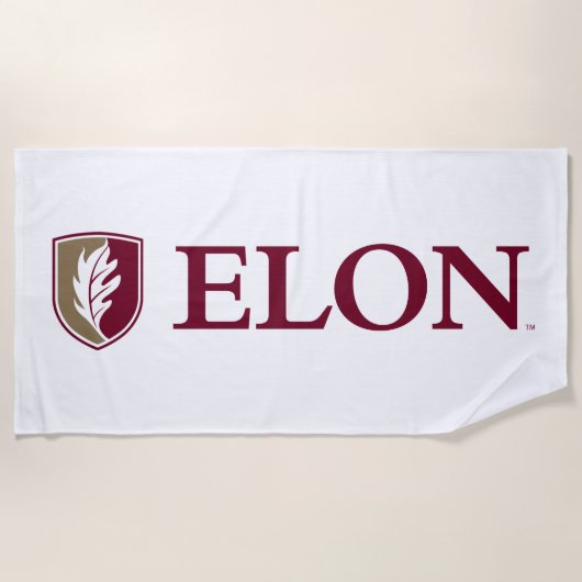 Universiteit van Elon Strandlaken (Voorkant)