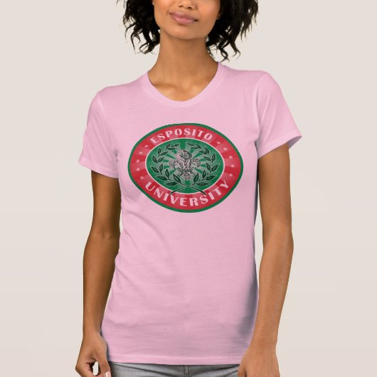 Universiteit van Esposito Italiaans T-shirt (Voorkant)