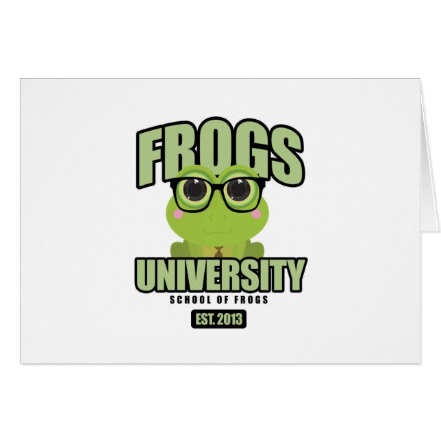 Universiteit van Frogs (Voorkant Horizontaal)