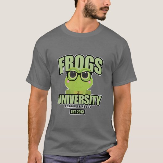 Universiteit van Frogs T-shirt (Voorkant)