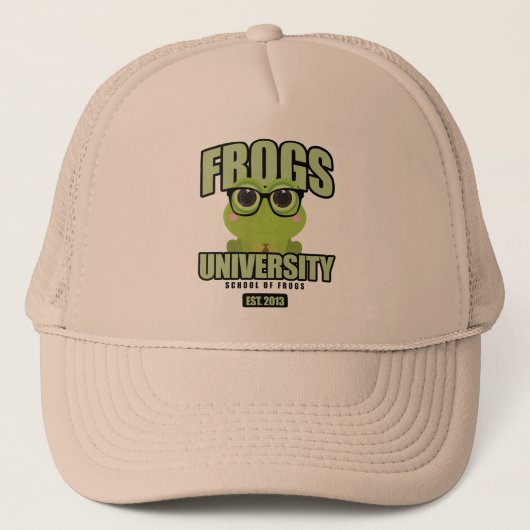 Universiteit van Frogs Trucker Pet (Voorkant)