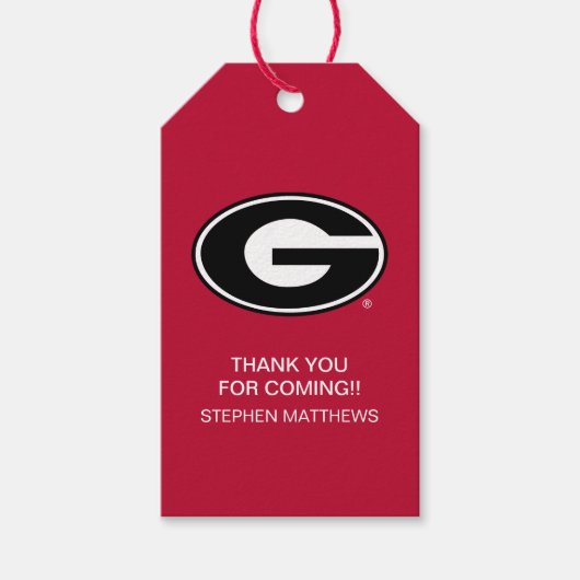 Universiteit van Georgia | AFSTUDEREN Cadeaulabel (Voorkant)