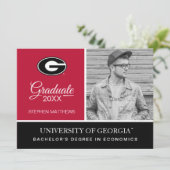Universiteit van Georgia | Afstuderen Kaart (Staand voorkant)