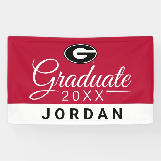 Universiteit van Georgia Afstuderen Spandoek (Horizontaal)