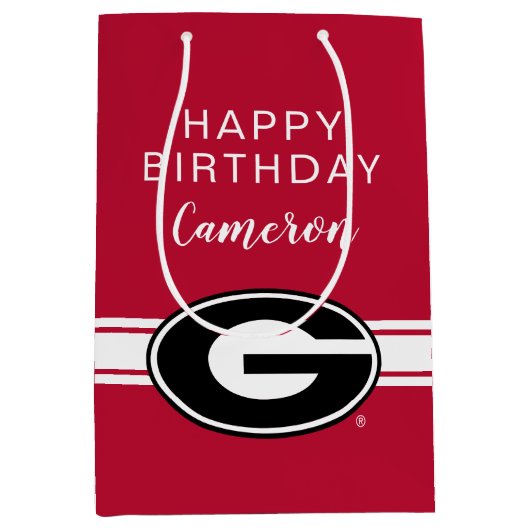 Universiteit van Georgië | Geboortedag Medium Cadeauzakje (Voorkant)