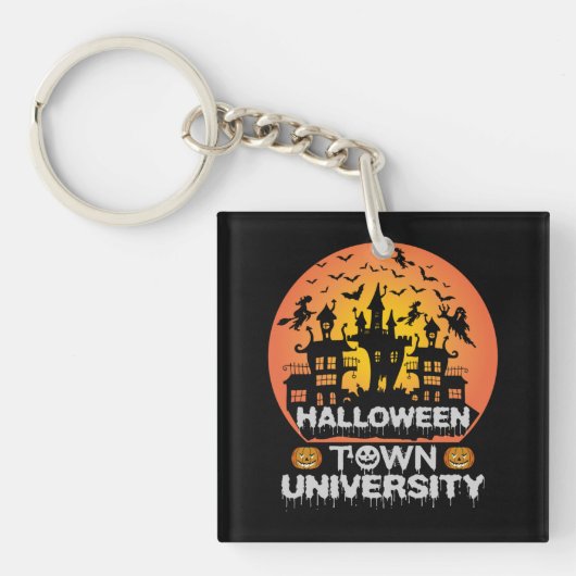 Universiteit van Halloween Sleutelhanger (voorkant)