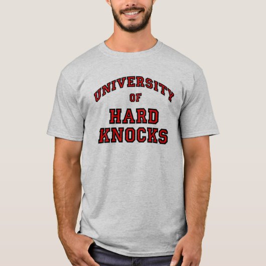 Universiteit van Harde Knokken T-shirt (Voorkant)