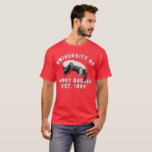 Universiteit van Honey Badger T-shirt (Voorkant volledig)