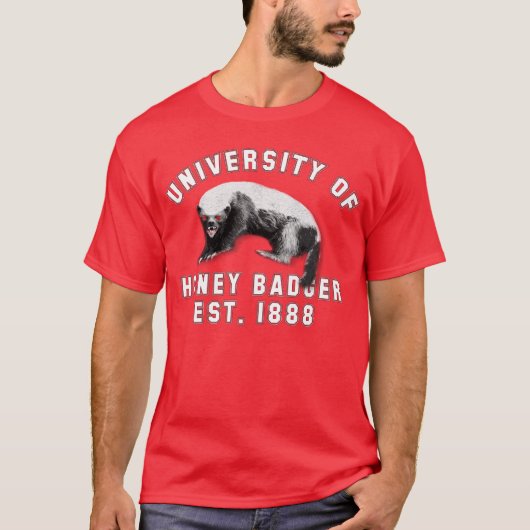 Universiteit van Honey Badger T-shirt (Voorkant)
