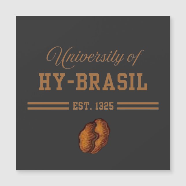 Universiteit van Hy-Brasil, Gesticht 1325 (Voorkant)