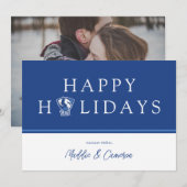 Universiteit van Illinois Panthers Logo Aankondiging (Voorkant / Achterkant)