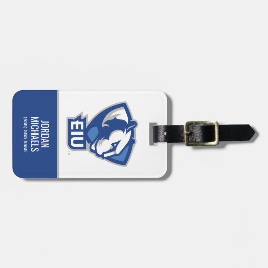 Universiteit van Illinois Panthers Logo Bagagelabel (Voorkant horizontaal)