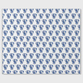 Universiteit van Illinois Panthers Logo Cadeaupapier (Vlak)