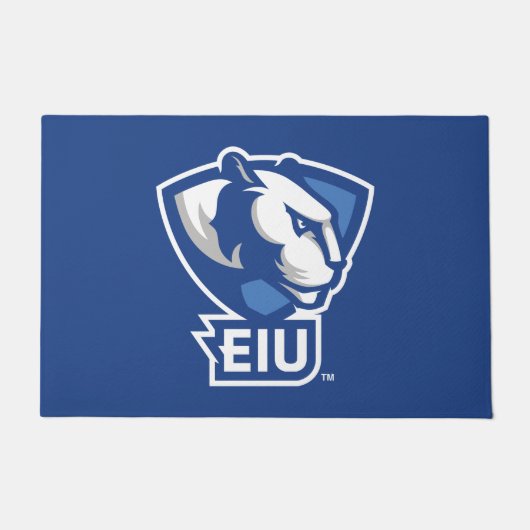 Universiteit van Illinois Panthers Logo Deurmat (Voorkant)