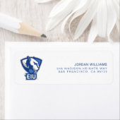 Universiteit van Illinois Panthers Logo Etiket (Insitu)