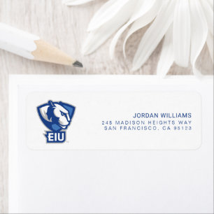 Universiteit van Illinois Panthers Logo Etiket