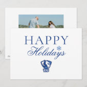 Universiteit van Illinois Panthers Logo Feestdagenkaart (Voorkant / Achterkant)