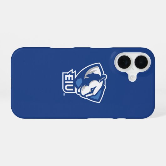 Universiteit van Illinois Panthers Logo iPhone 16 Hoesje (Achterkant horizontaal)