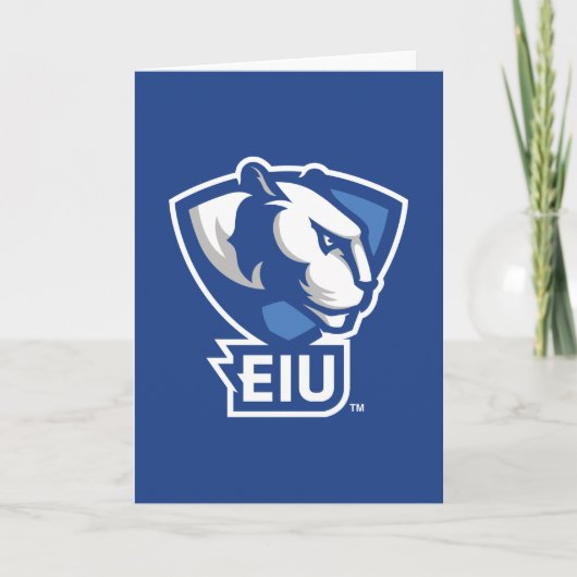 Universiteit van Illinois Panthers Logo Kaart (Voorkant)