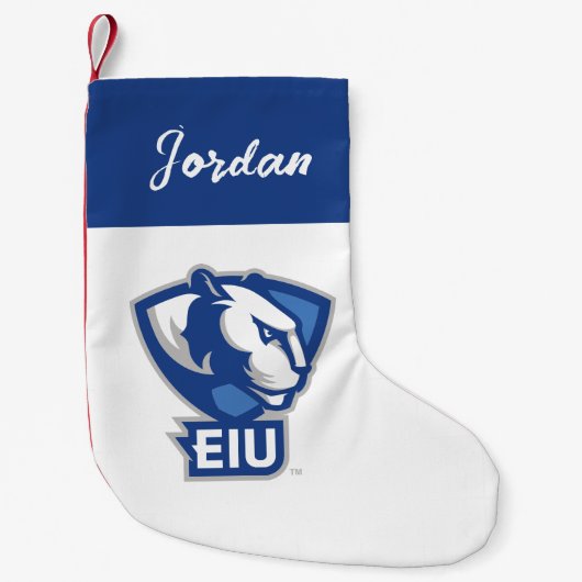 Universiteit van Illinois Panthers Logo Kleine Kerstsok (Voorkant)