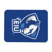 Universiteit van Illinois Panthers Logo Magneet (Horizontaal)