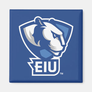 Universiteit van Illinois Panthers Logo Magneet