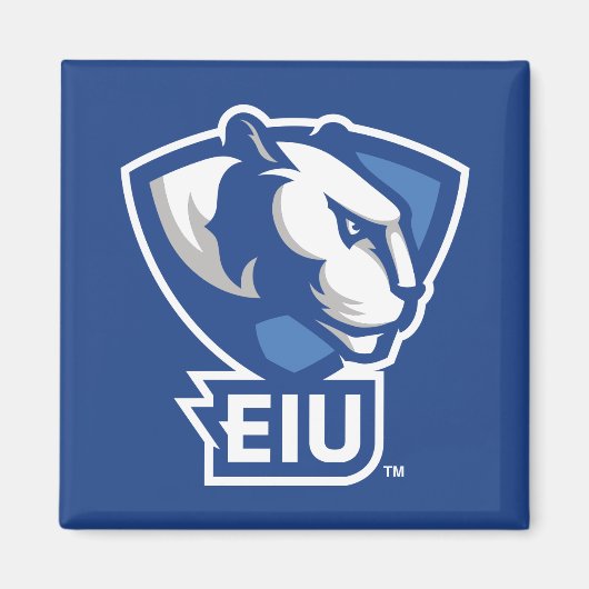 Universiteit van Illinois Panthers Logo Magneet (Voorkant)