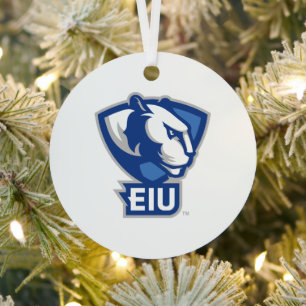 Universiteit van Illinois Panthers Logo Metalen Ornament