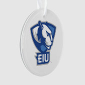 Universiteit van Illinois Panthers Logo Ornament (voorkant)