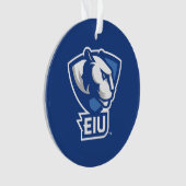 Universiteit van Illinois Panthers Logo Ornament (voorkant)