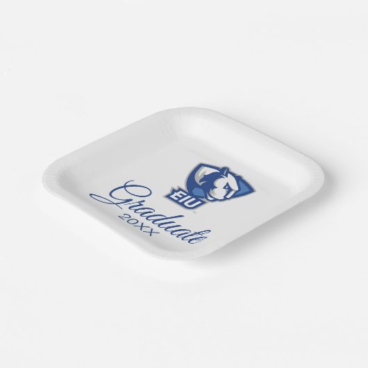 Universiteit van Illinois Panthers Logo Papieren Bordje (Gebogen)