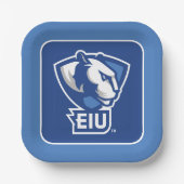 Universiteit van Illinois Panthers Logo Papieren Bordje (Voorkant)