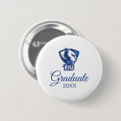 Universiteit van Illinois Panthers Logo Ronde Button 5,7 Cm (Voorkant /achterkant)