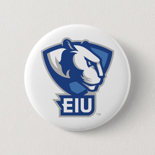 Universiteit van Illinois Panthers Logo Ronde Button 5,7 Cm (Voorkant)