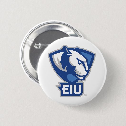 Universiteit van Illinois Panthers Logo Ronde Button 5,7 Cm (Voorkant /achterkant)