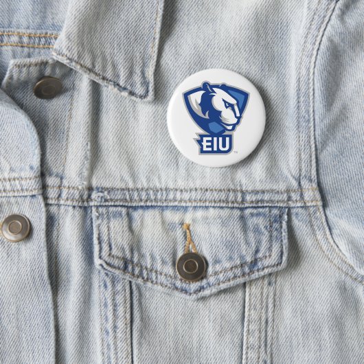 Universiteit van Illinois Panthers Logo Ronde Button 5,7 Cm (In situ)