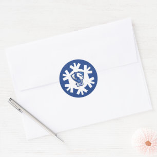 Universiteit van Illinois Panthers Logo Ronde Sticker