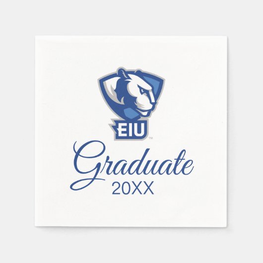 Universiteit van Illinois Panthers Logo Servet (Voorkant)