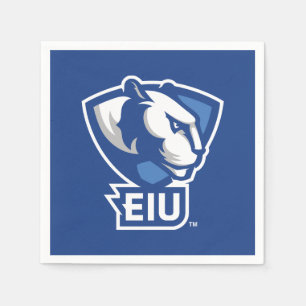 Universiteit van Illinois Panthers Logo Servet