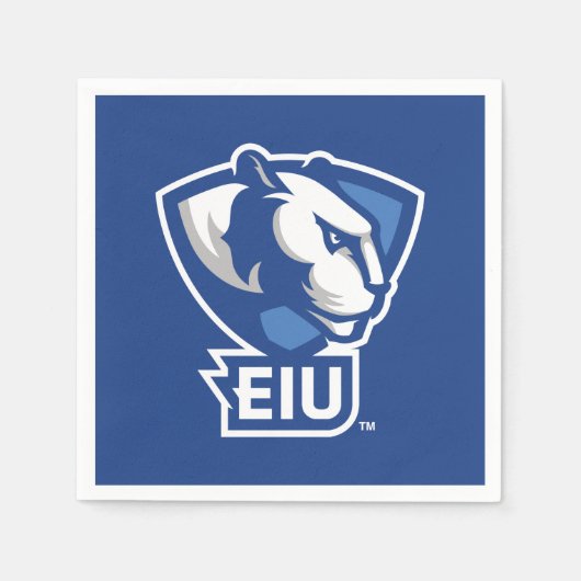 Universiteit van Illinois Panthers Logo Servet (Voorkant)
