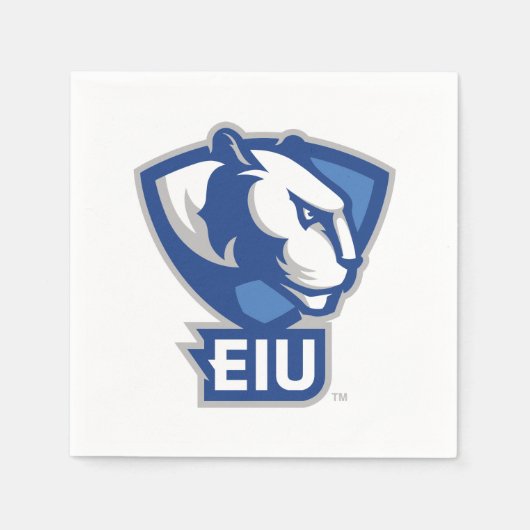 Universiteit van Illinois Panthers Logo Servet (Voorkant)