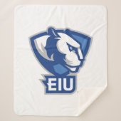 Universiteit van Illinois Panthers Logo Sherpa Deken (Voorkant)