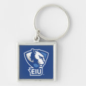 Universiteit van Illinois Panthers Logo Sleutelhanger (Voorkant)