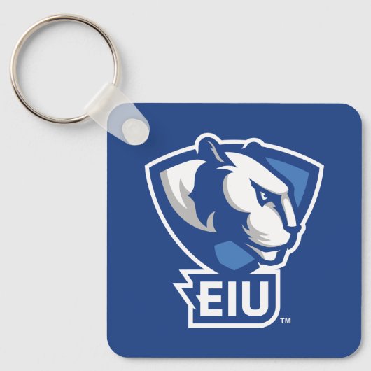 Universiteit van Illinois Panthers Logo Sleutelhanger (Voorkant)