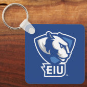 Universiteit van Illinois Panthers Logo Sleutelhanger (Voorkant)