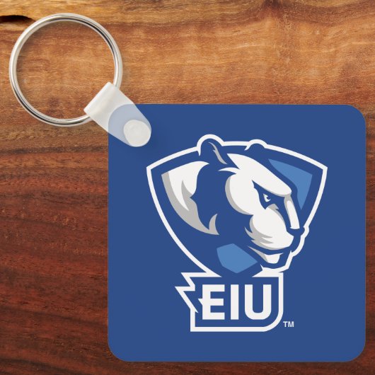 Universiteit van Illinois Panthers Logo Sleutelhanger (Voorkant)