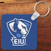 Universiteit van Illinois Panthers Logo Sleutelhanger (Achterkant)