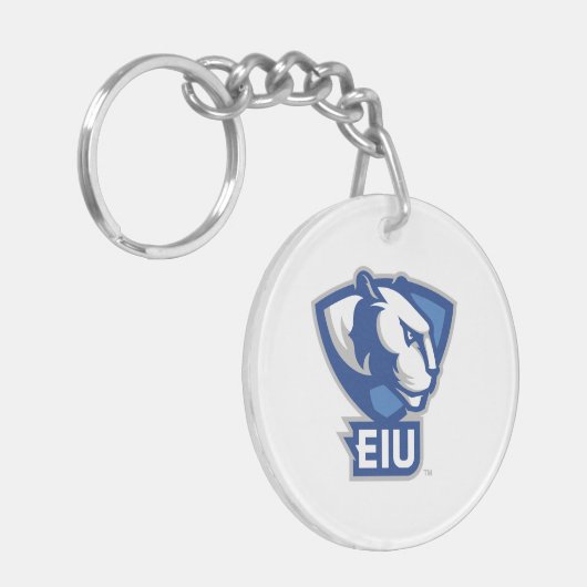 Universiteit van Illinois Panthers Logo Sleutelhanger (Voorkant Links)