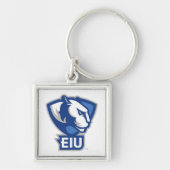 Universiteit van Illinois Panthers Logo Sleutelhanger (Voorkant)