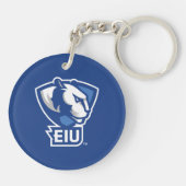 Universiteit van Illinois Panthers Logo Sleutelhanger (Achterkant)